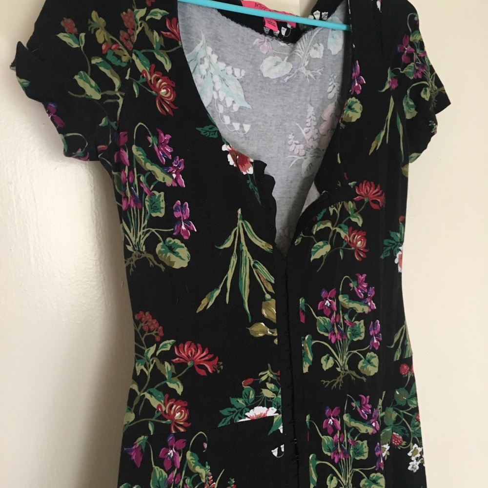 Betsy Johnson Maxi floral Garden party dress
